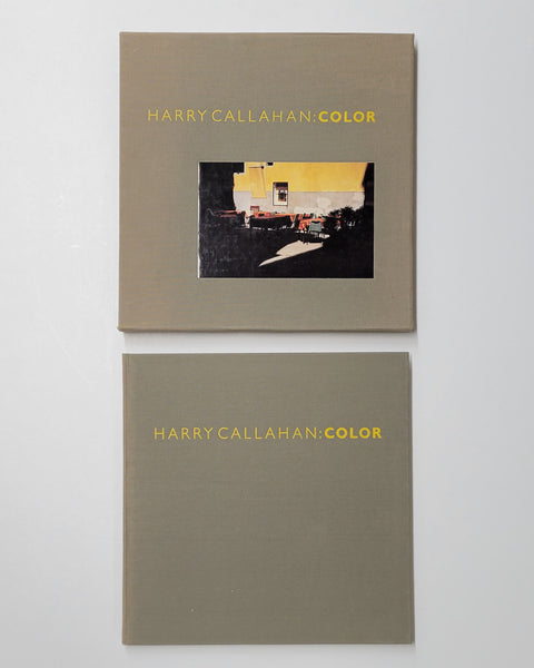 Signed Harry Callahan: Color 1941-1980 by Robert Tow & Ricker Winsor hardcover book