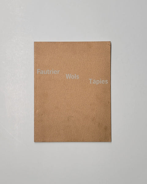 Fautrier Wols Tapies paperback book