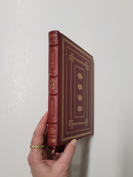 Oresteia by Aeschylus Franklin Library leather book