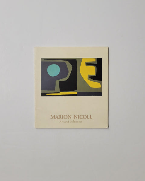 Marion Nicoll: Art and Influences by Christopher Jackson paperback book