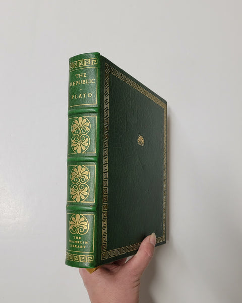 The Republic by Plato Franklin Library leather book