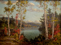 Otto Planding (Canadian, 1887-1964) 6 Mile Lake Original Oil Painting